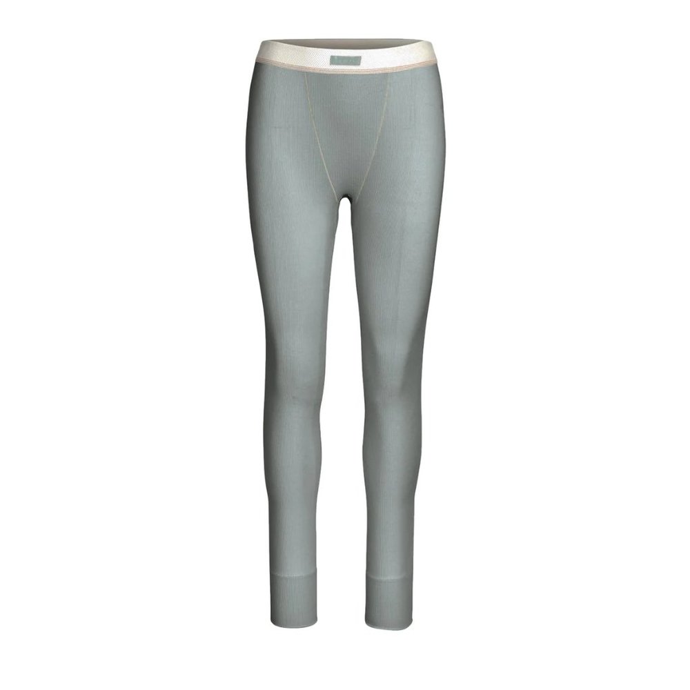 Skims Cotton Rib Leggings - Mineral